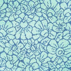 GRAPHIC FLOWERS BLUE